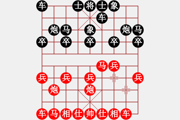 象棋棋譜圖片：希望翱翔(2段)-勝-星作棋子(4段) - 步數(shù)：10 