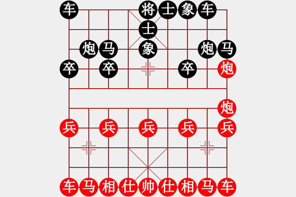 象棋棋譜圖片：695局 B00- 中炮局-賈詡(1900) 先負(fù) 小蟲引擎23層(2675) - 步數(shù)：10 