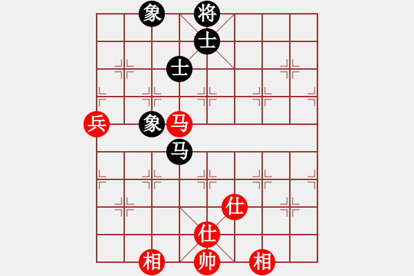 象棋棋譜圖片：12379局 A08-邊兵局-小蟲引擎24層 紅先和 天天AI選手 - 步數(shù)：100 