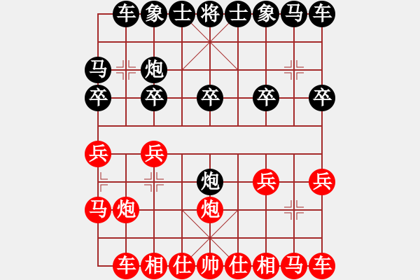 象棋棋譜圖片：棋友-魚aiq鳥[575644877] -VS- 你好[550358528] - 步數(shù)：10 