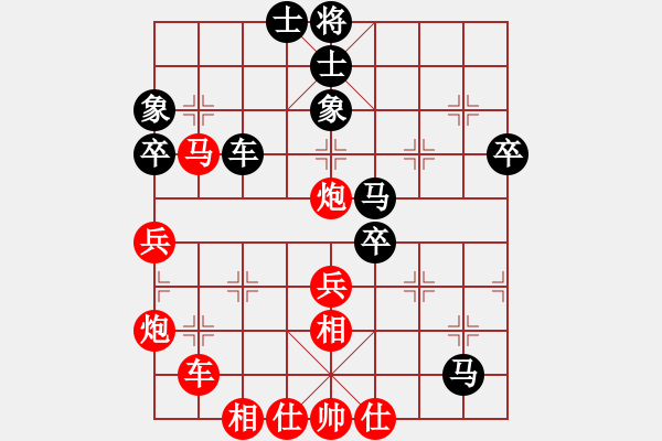 象棋棋譜圖片：136.五七炮進(jìn)三兵對反宮馬進(jìn)3卒（82胡、王胡） - 步數(shù)：77 