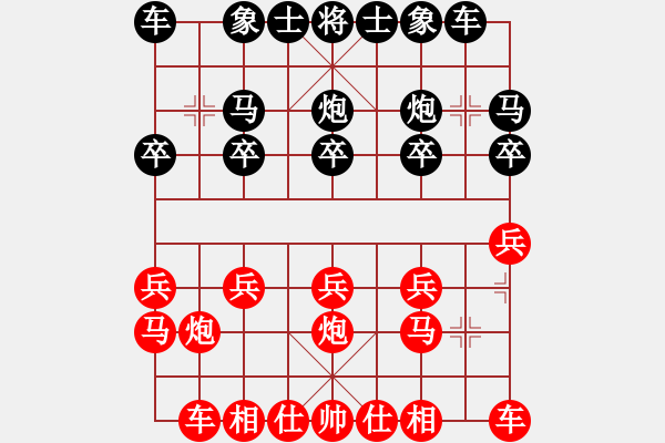 象棋棋谱图片：余青海 -先负- 崔仔 - 步数：10 