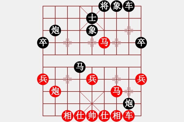 象棋棋譜圖片：陜北狼酒(4段)-勝-phayamarn(4段) - 步數(shù)：40 