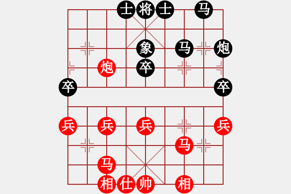 象棋棋譜圖片：棋友-魚鳥[575644877] -VS- ppp[1184332131] - 步數(shù)：40 