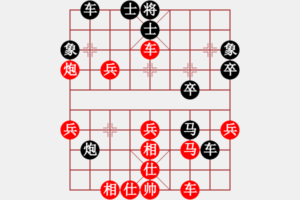 象棋棋譜圖片：葬心紅勝1571442276【中炮對列炮】 - 步數(shù)：40 