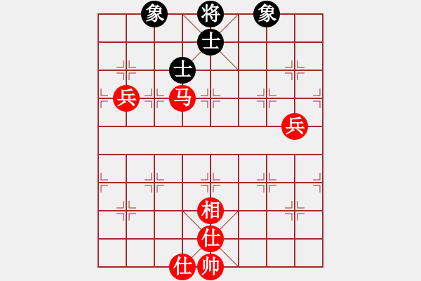 象棋棋譜圖片：中炮雙正馬對屏風馬紅進三兵（紅勝） - 步數(shù)：190 