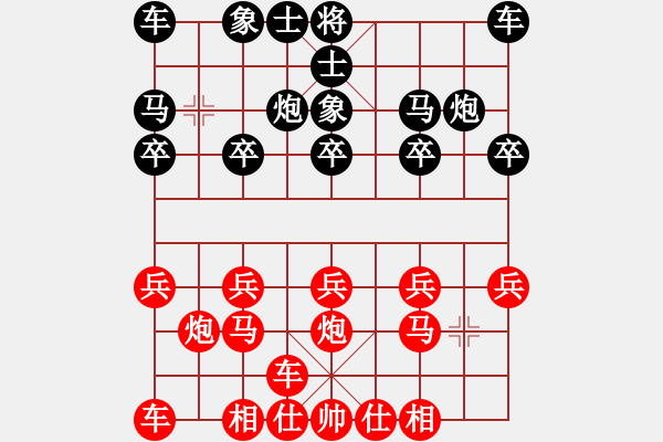 象棋棋譜圖片：橫才俊儒[292832991] -VS- 風(fēng)中的雪[1577541075] - 步數(shù)：10 