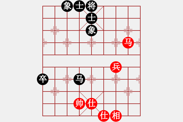 象棋棋譜圖片：小熊寶寶(5段)-和-黑影子(7段) - 步數(shù)：107 