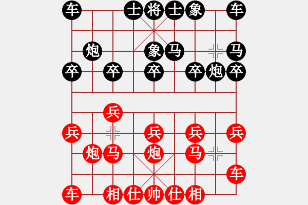 象棋棋譜圖片：橫才俊儒[292832991] -VS- 明叔[692722566] - 步數(shù)：10 