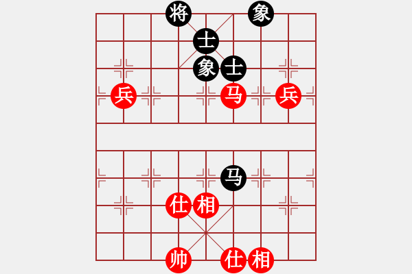 象棋棋譜圖片：1960局 E00-仙人指路-旋風九專(大師) 紅先和 旋風引擎23層 - 步數(shù)：100 