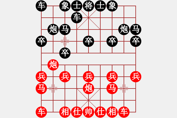 象棋棋谱图片：20130225B 徐艺萍 先和 杜宝林 于潍坊棋院 - 步数：10 