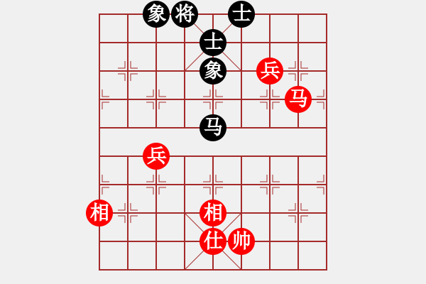 象棋棋譜圖片：五七炮互進三兵對屏風馬邊卒右馬外盤河 黑車1進3 馬2進1溫柔斬(天罡)-勝-友幫比賽三(電神) - 步數(shù)：140 