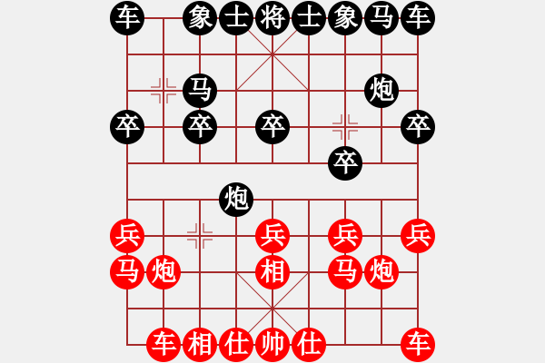 象棋棋譜圖片：無頭棋士(3星)-勝-元始天遵(6星) - 步數(shù)：10 