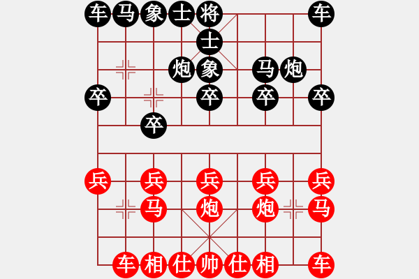 象棋棋譜圖片：shareman(1段)-負(fù)-棋妙真君(2段) - 步數(shù)：10 