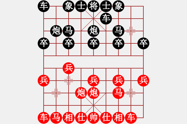 象棋棋譜圖片：3083232(縣令) 勝 4086661(草民) - 步數(shù)：10 