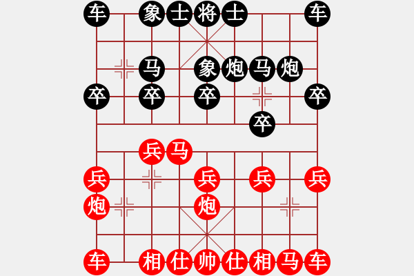 象棋棋譜圖片：天殺星(5段)-勝-青春追夢(mèng)(日帥) - 步數(shù)：10 