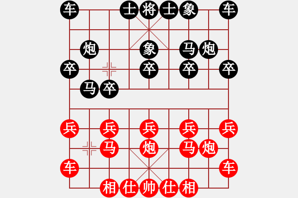 象棋棋譜圖片：橫才俊儒[紅] -VS- 明[黑] - 步數(shù)：10 