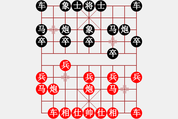象棋棋谱图片：中国澳门 曹岩磊 和 越南 赖理兄 - 步数：10 