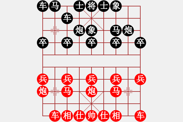 象棋棋譜圖片：2020.7.15.4棋小圣評(píng)測(cè)先勝 - 步數(shù)：10 