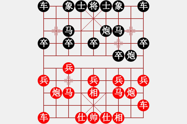 象棋棋譜圖片：bbby002(2舵)-和-nwmn(1舵) - 步數(shù)：10 