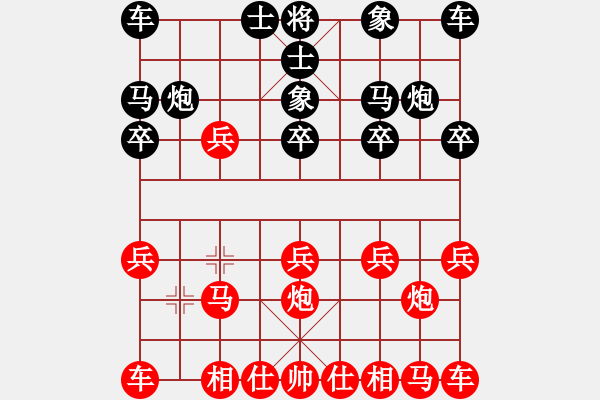 象棋棋譜圖片：仙人指路  （瞎眼狗開局）  濠濱醉客(7段)-勝-業(yè)火鳳翔(7段) - 步數(shù)：10 