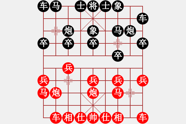 象棋棋譜圖片：學(xué)神無法(5段)-負(fù)-鷺島三劍(月將) - 步數(shù)：10 