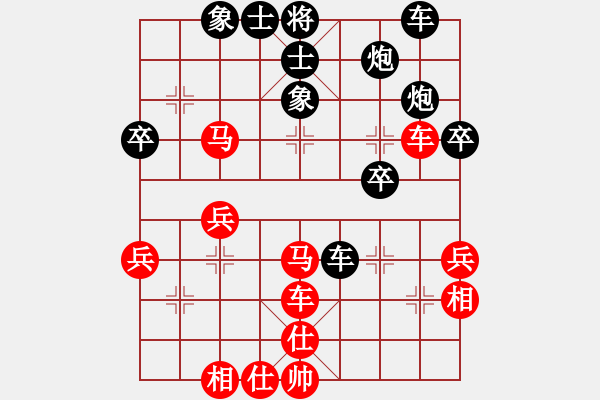 象棋棋譜圖片：象棋十大開(kāi)局2.8 兵七進(jìn)一，象7進(jìn)5(澳大利亞老揚(yáng)制作) - 步數(shù)：40 