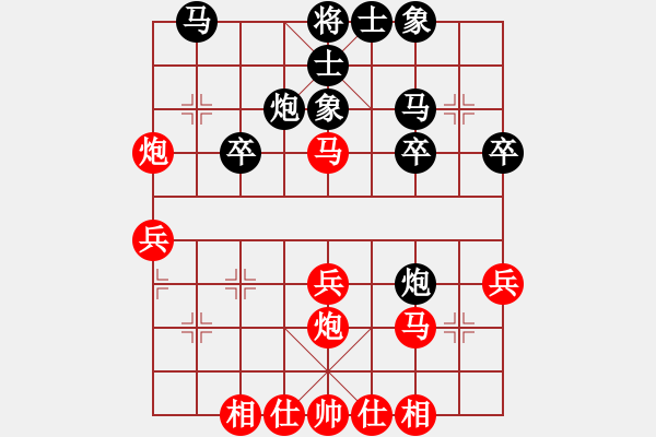 象棋棋譜圖片：朝花夕拾(2段)-負(fù)-閻大長(zhǎng)官(6段) - 步數(shù)：30 