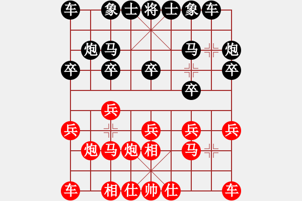 象棋棋谱图片：逍遥老张(2段)-和-xiaoqixiao(1段) - 步数：10 