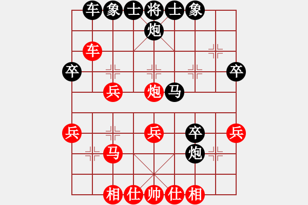 象棋棋譜圖片：變化 - 步數(shù)：0 