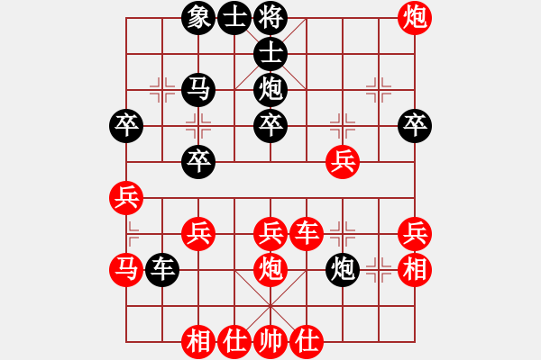 象棋棋譜圖片：niuliminda(4段)-勝-只贏一局(5段) - 步數(shù)：40 