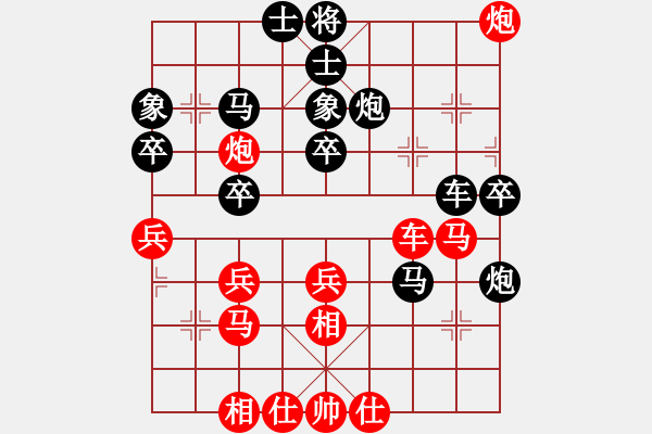 象棋棋譜圖片：少年快刀(1段)-負(fù)-老伙夫(5段) - 步數(shù)：40 