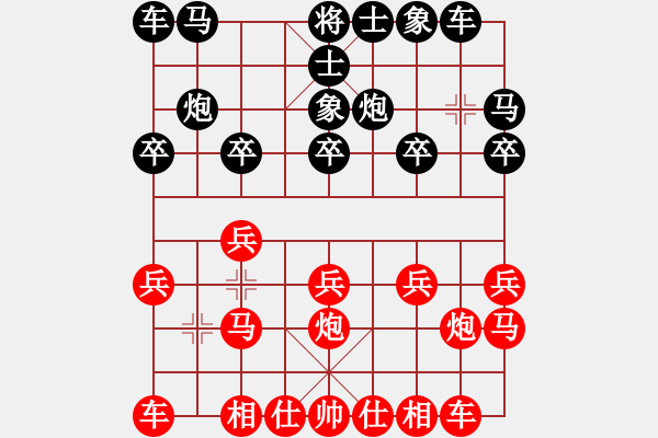 象棋棋譜圖片：杭州市棋類協(xié)會隊(duì) 張玄弈 負(fù) 廣州南粵文創(chuàng)隊(duì) 安娜 - 步數(shù)：10 