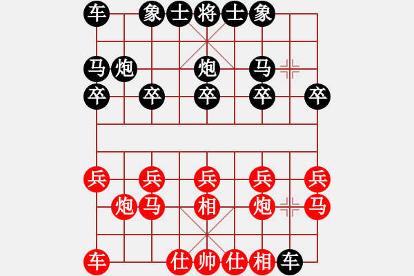 象棋棋譜圖片：烏烏祖拉(5段)-和-新世紀(jì)太陽(月將) - 步數(shù)：10 