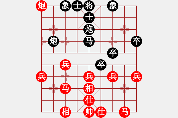 象棋棋譜圖片：湛江棋居 湛江棋居*統(tǒng)戰(zhàn)部06 負(fù) 軍臨天下 【軍臨天下】比賽六號(hào) - 步數(shù)：30 