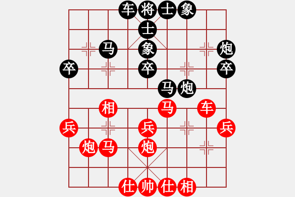 象棋棋譜圖片：棲霞一劍(2段)-負-tmyutg(4段) - 步數(shù)：30 