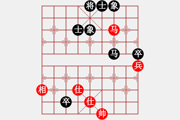 象棋棋谱图片：mitc(9段)-和-周夏(2段) - 步数：190 