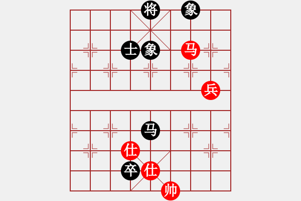 象棋棋谱图片：mitc(9段)-和-周夏(2段) - 步数：200 