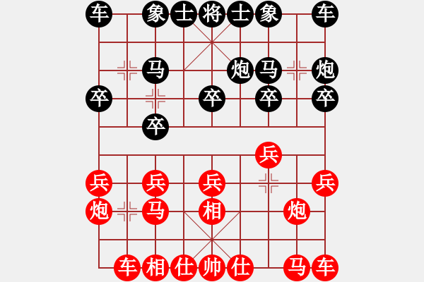 象棋棋譜圖片：yyyyjjjj(6段)-負(fù)-星月華容(7段) - 步數(shù)：10 