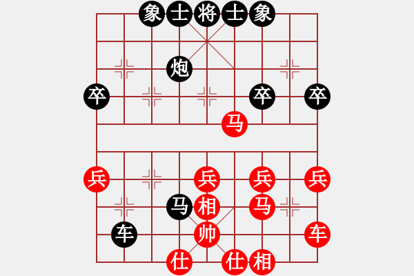 象棋棋譜圖片：襄寧姥爺[紅] -VS- 橫才俊儒[黑] - 步數(shù)：44 