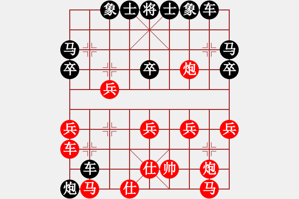 象棋棋譜圖片：2023.2.28.3中級場后勝仙人指路對卒底炮 - 步數(shù)：24 