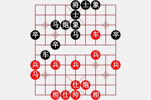 象棋棋譜圖片：黑龍江省棋牌運動管理中心 姜瑀 負 山東省棋牌運動管理中心 宋曉婉 - 步數(shù)：40 