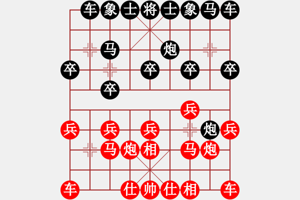 象棋棋譜圖片：非棋勿擾先和葉輝大師——第二局 - 步數(shù)：10 