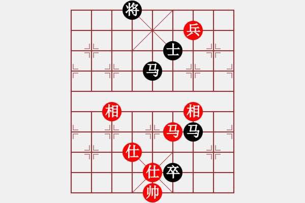 象棋棋譜圖片：《散手搏擊，考驗(yàn)功力！》拐腳馬【先負(fù)】寧波戚文卿(2015-2-8弈于大師網(wǎng)高級(jí)棋室) - 步數(shù)：170 