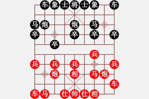 象棋棋譜圖片：金庸一品堂棋社 金庸君臨天下 先負(fù) 我是老虎 - 步數(shù)：10 