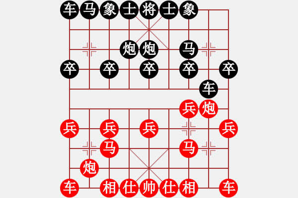 象棋棋譜圖片：上海 歐陽(yáng)琦琳 勝 火新樓馬八進(jìn)七對(duì)炮8平5新樓對(duì)局 - 步數(shù)：10 