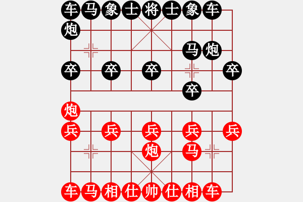 象棋棋譜圖片：靈山河(十二級(jí))vs懸疑驚險(xiǎn)象棋(三級(jí))20160516193747.ccf - 步數(shù)：10 