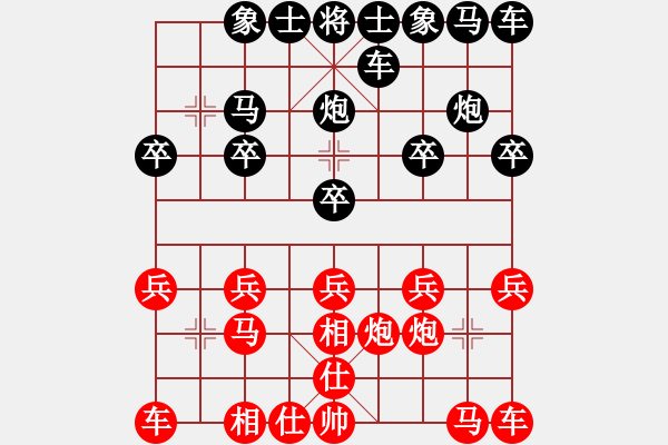 象棋棋譜圖片：時(shí)來(lái)運(yùn)轉(zhuǎn)，殺士得車：三臺(tái)怪手[1127175411] -VS- abcd[2016945348] - 步數(shù)：10 