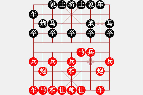 象棋棋譜圖片：2024.11.4.1縱橫四海后勝仙人指路對卒底炮 - 步數(shù)：10 