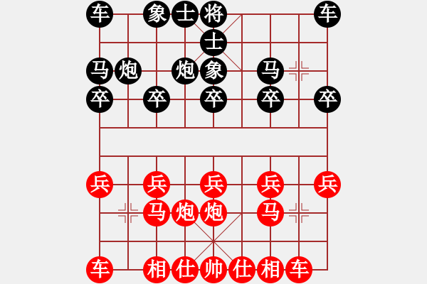 象棋棋譜圖片：擎天玉柱(9弦)-勝-君森(3弦) - 步數(shù)：10 